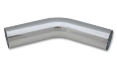 2890 - 3.5" O.D. Aluminum 45 Degree Bend - Polished