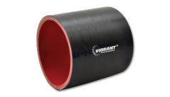 2724 - 4 Ply Silicone Sleeve Coupler, 5" ID x 3" Long - Black