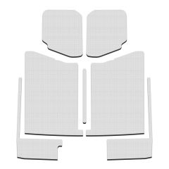 Gladiator - White Original Finish Complete Headliner Kit