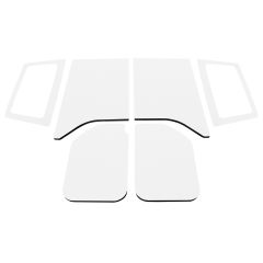 '11-'18 Wrangler JK 2-Door - White Original Finish Complete Headliner Kit