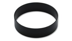 12590 - Vanjen Aluminum Union Sleeve for 5" OD Tubing - Hard Anodized Black