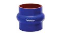 2734B - 4 Ply Silicone Hump Hose Coupler, 3" ID x 3" Long - Blue